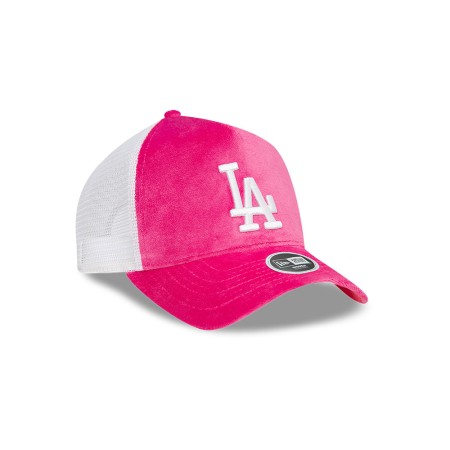 LA Dodgers Velours Damen A-Frame Trucker Cap 