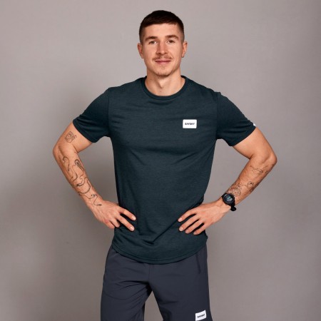 Herren Clean Motion Kurzarm Laufshirt 