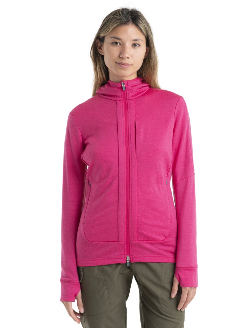 Icebreaker quantum hot sale hoodie womens